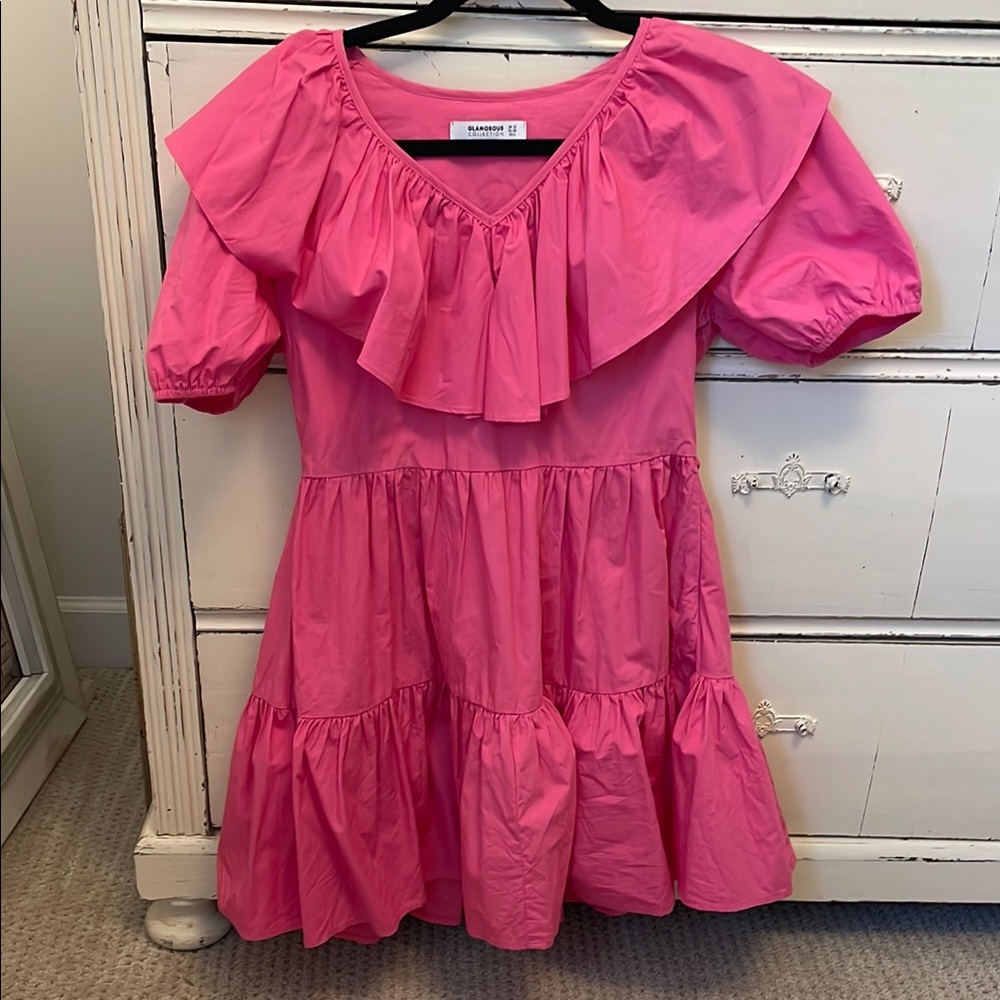 Pink Ruffled Dress